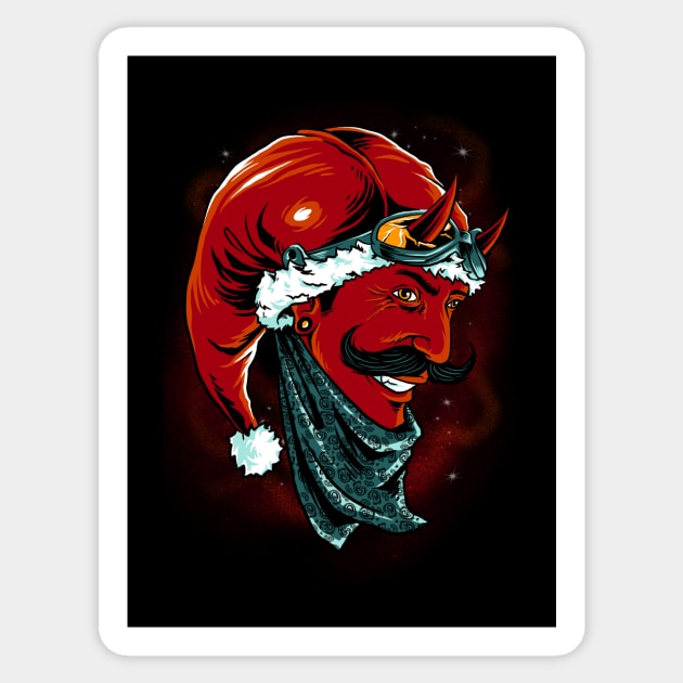 devil santa Sticker by spoilerinc